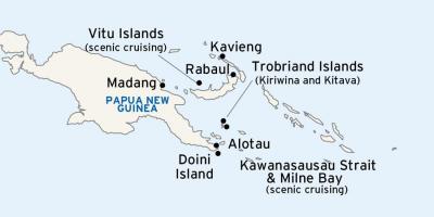 Mapa alotau papua-nová guinea