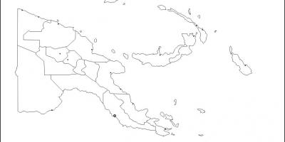 Mapa papua-nová guinea mapu osnovy