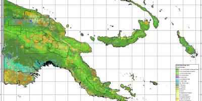 Mapa papua-nová guinea klímy